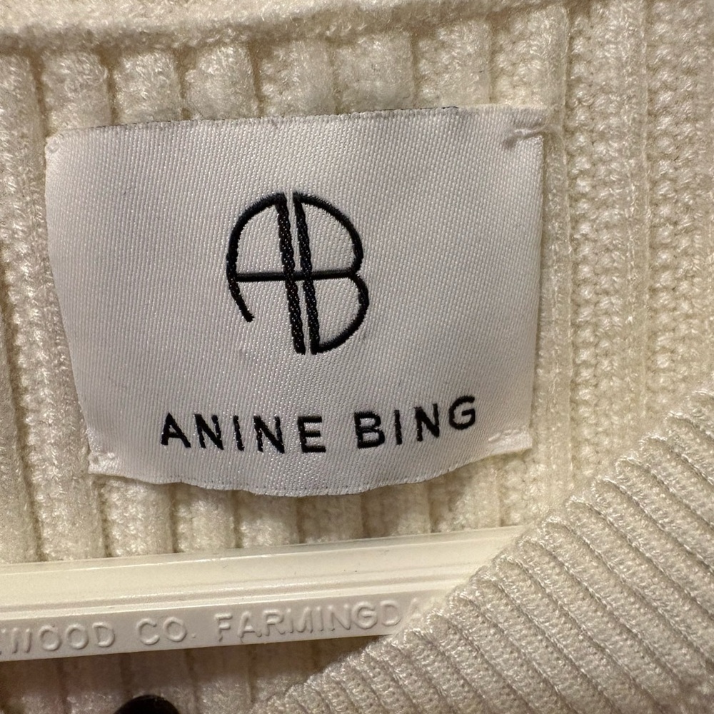 Anine Bing Skylar ivory dress Ptp 16” medium - Picture 7 of 9